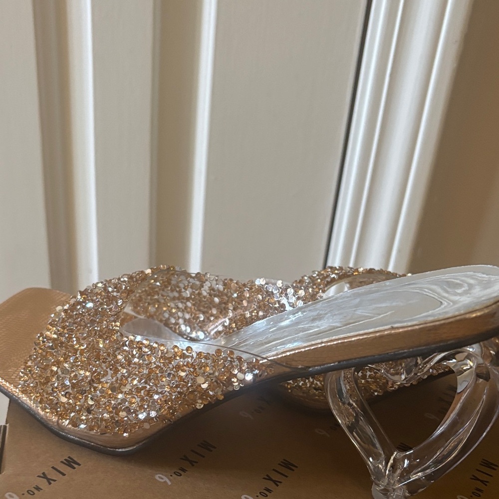 Sparkling Gold Women's Heels